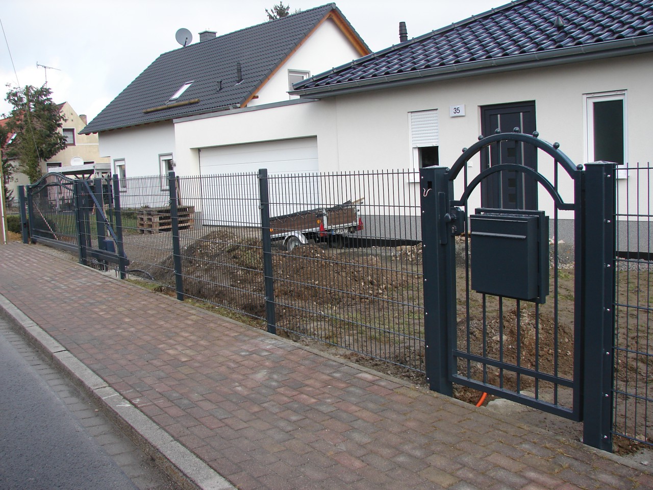 Doppelstabmattenzaun von Zaunfuchs Sachsen